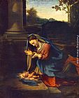 Correggio The Adoration of the Child painting